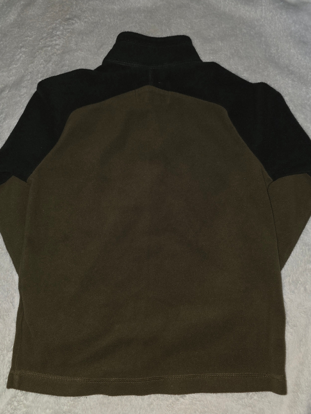 Helly Hansen Kids' Daybreaker 2.0 Fleece Jacket in olive green with black Size 8 - Picture 5 of 6